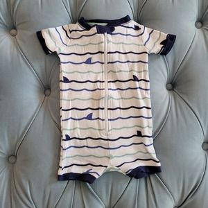 Cat and Jack Shark in the waters short coverall